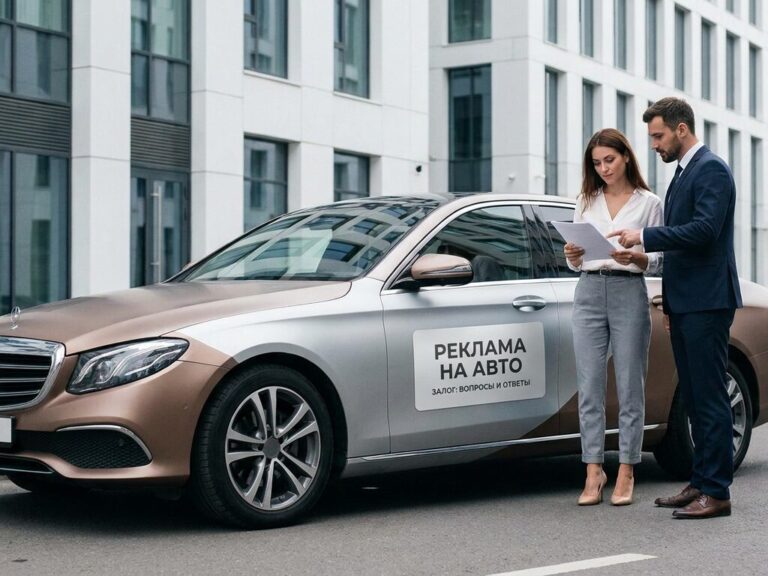 Можно ли использовать залоговое авто для рекламы бизнеса?